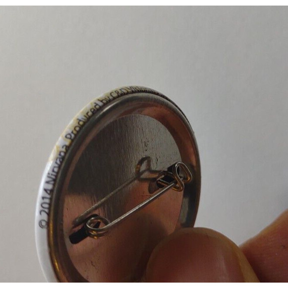 Nirvana 2014 Licensed Original Pinback Badge Pin Button Grunge Rock Music Faces - Picture 3 of 3